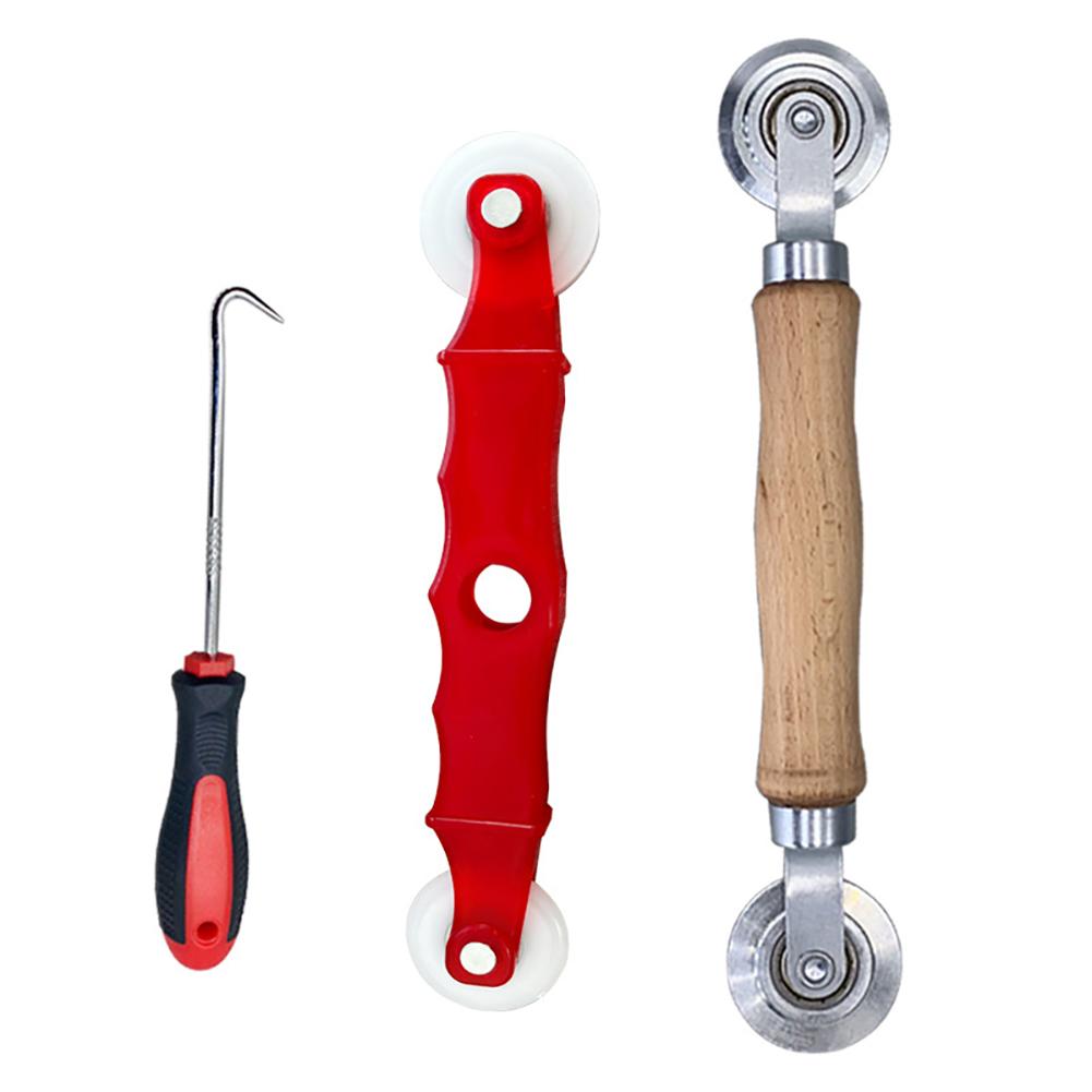 Screen Tool Screen Tool Roller Solid Wood Ergonomic Handle Double Carbon Steel