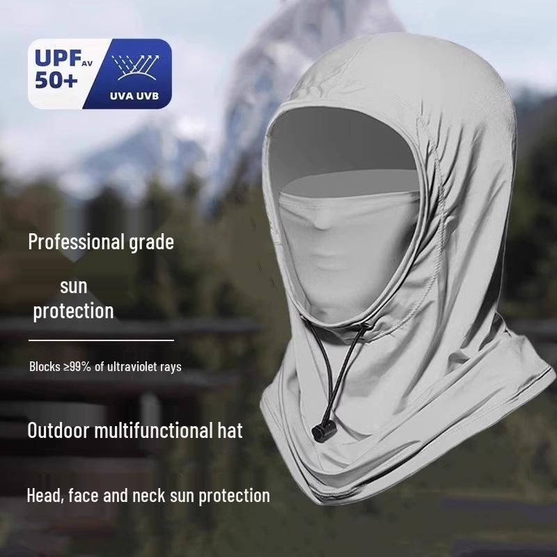 Men's Summer UV Protection Neck & Face Mask with Ear Loops