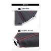 16mm universal PU leather car shift collar carbon fiber automatic car manual shift lever knob shift boot cover leggings