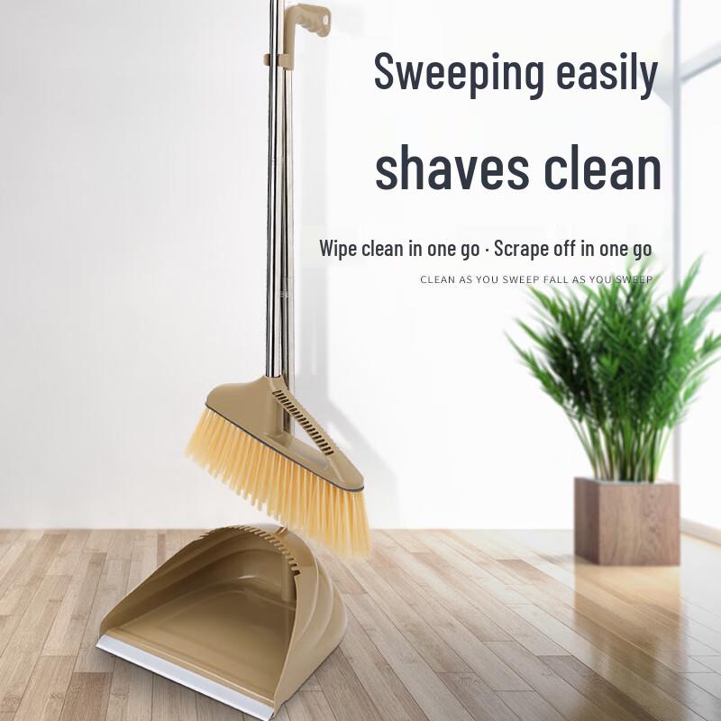 Minggu Hair-Free Broom and Dustpan Set