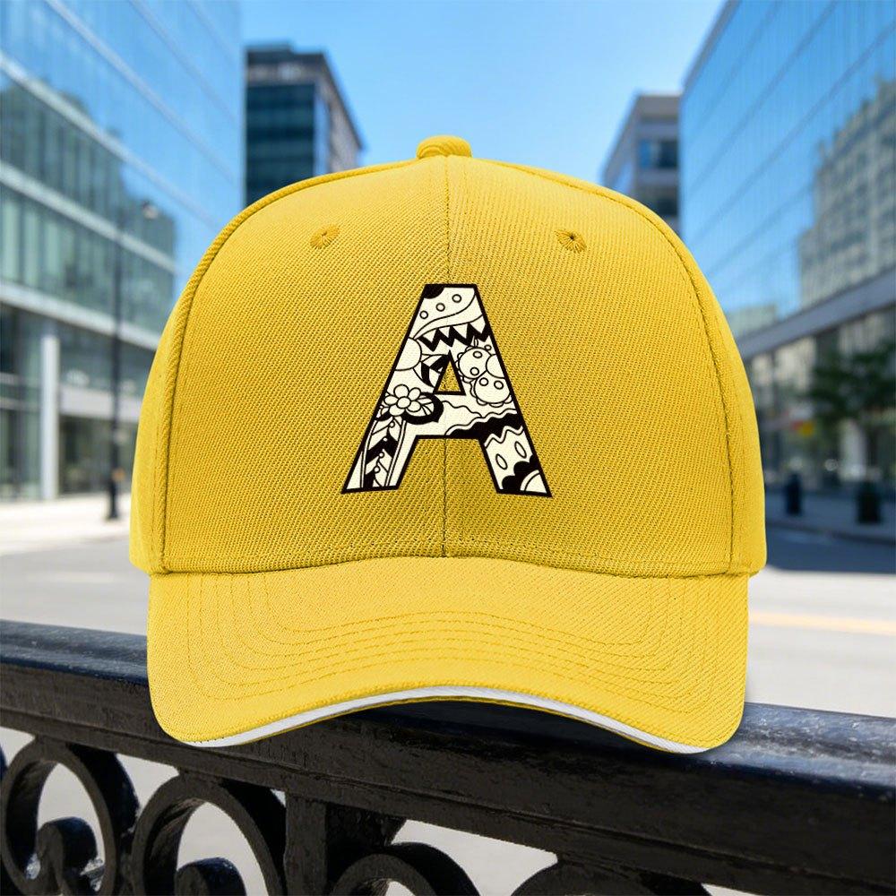 Classic Graffiti Letter A Unisex Baseball Cap Trendy Fashion Hat For Parties Birthdays Outdoor Activities