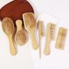 6er Bambuskamm-Set - Natürlich und umweltfreundlich, verhindert Kräuseln, Kopfhautmassage Für Haaraccessoires