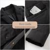 Unisex Black Padded Winter Jacket