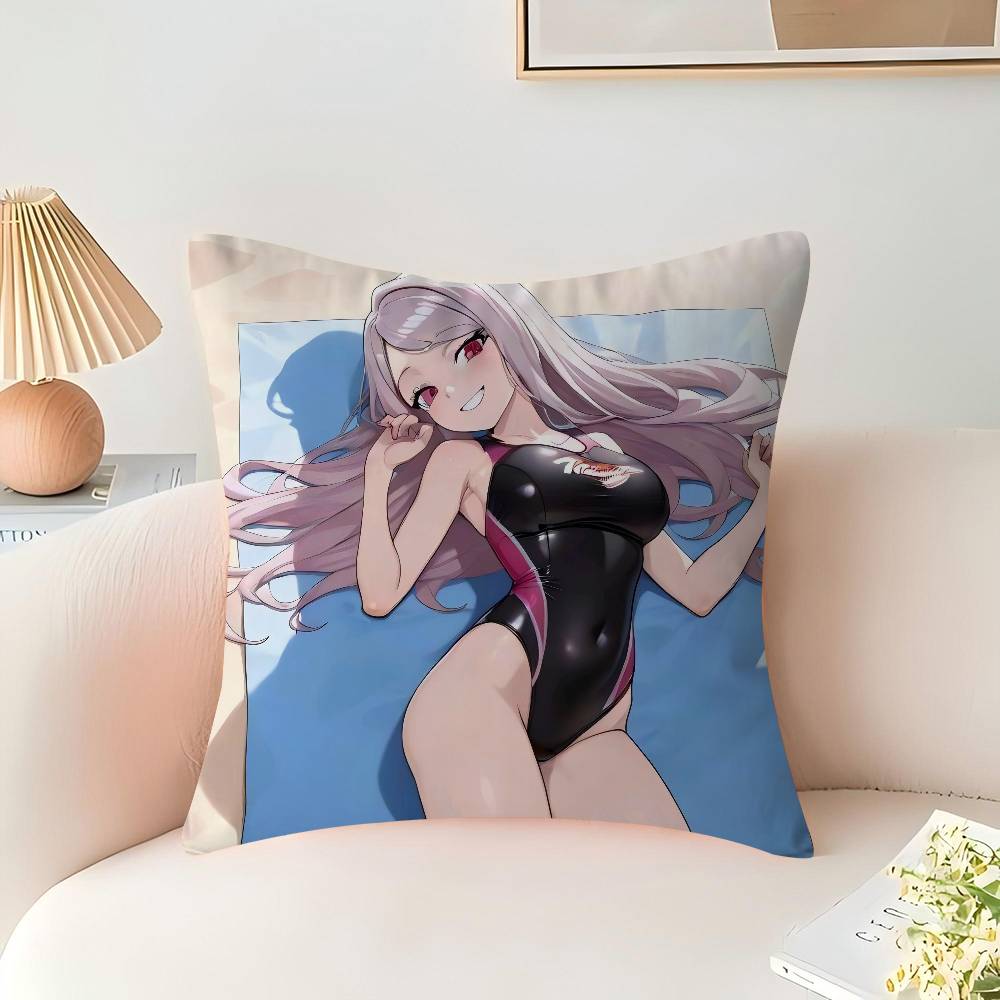 

Anime S-Shalltear-Bloodfallen Cushion Cover Car Throw Pillow Case For Sofa Car Christmas Gift 40x40cm 45x45cm 16x16Inch