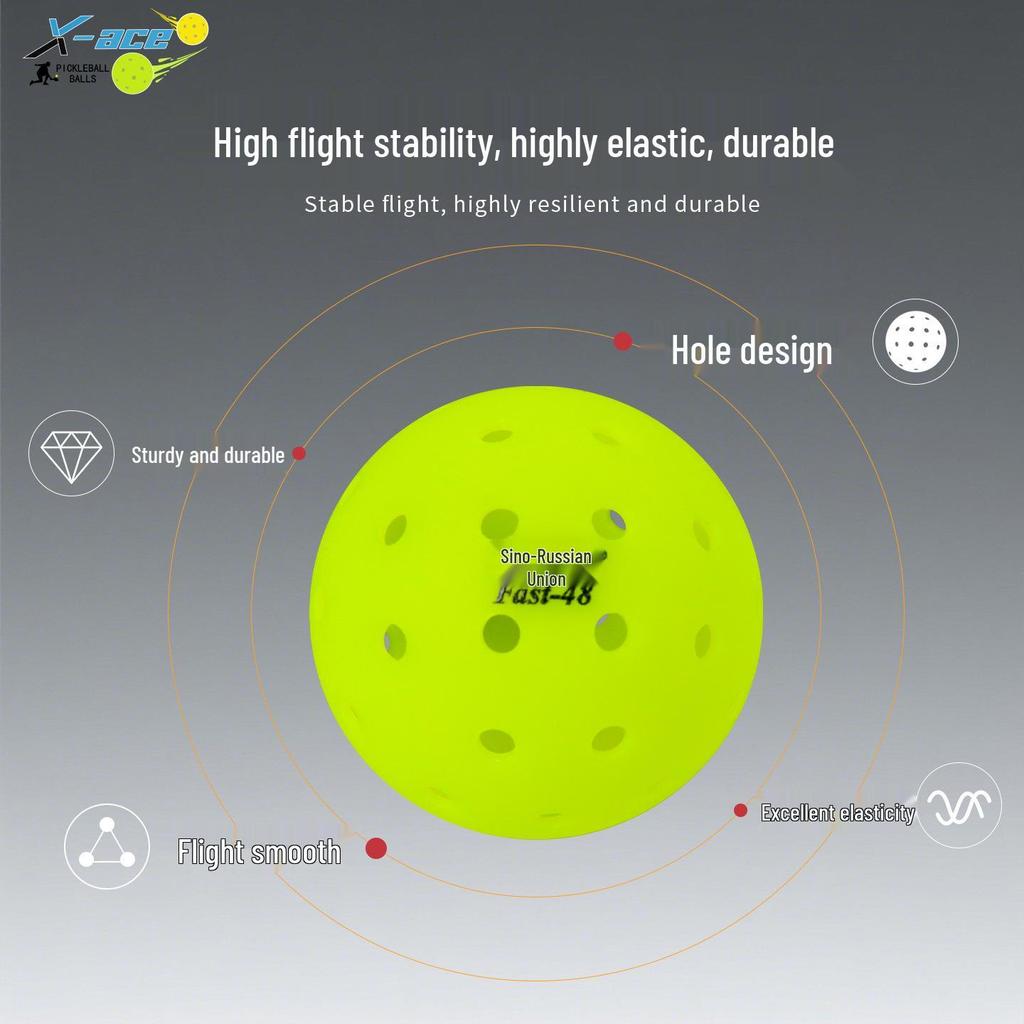 Professional Outdoor Pickleball with 48 Holes for Competition and Training