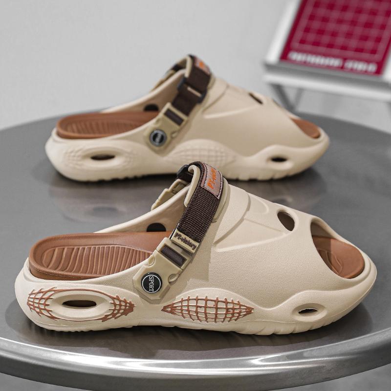 Модные новые распродажи мужские сандалии Eva летние повседневные тапочки спортивные — фото 4