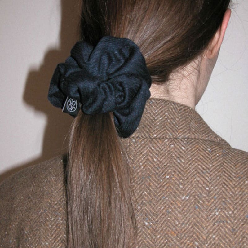 

для базовой трикотажной резинки-скранчи_темно-синей Free