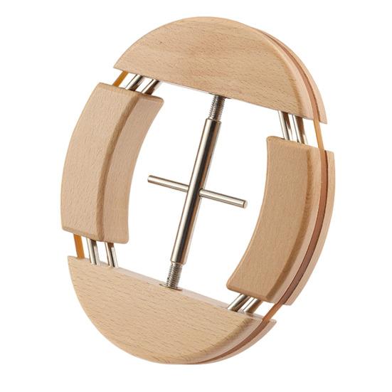 Wooden Hat Stretcher Heavy Duty Fitted Cowboy Hat Shaper Extender Adjustable 4-Way Hat Jack Stretcher Fits All Men Women Caps