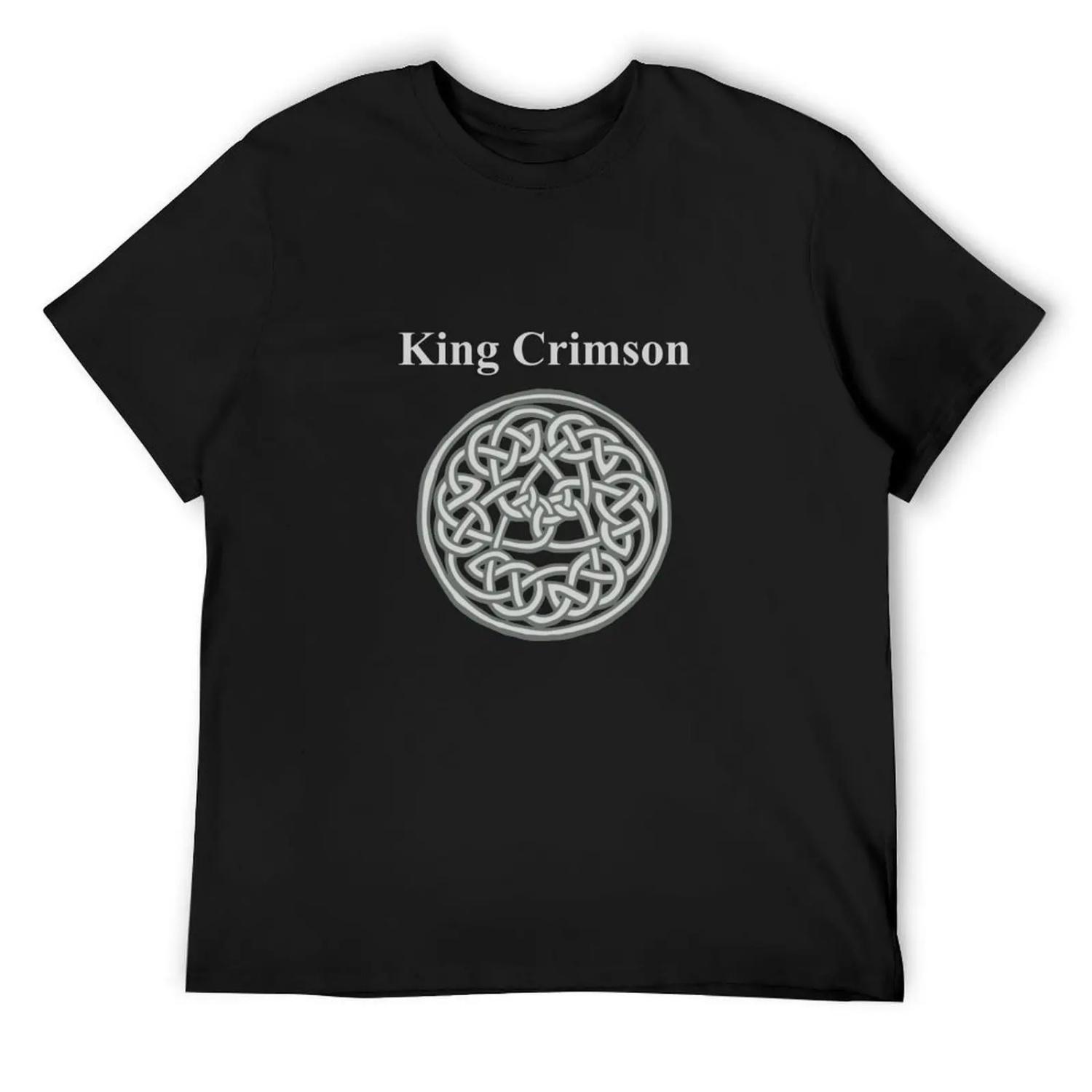 

1982 King Crimson Вінтажний Альбом Discipline Промо Футболка великого розміру однотонні футболки оверсайз вінтажна футболка чоловіча S чорний