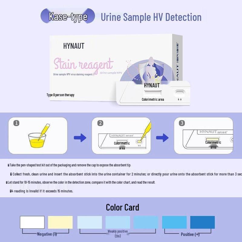 HPV Urine Test Kit with Staining Reagent for Men and Women