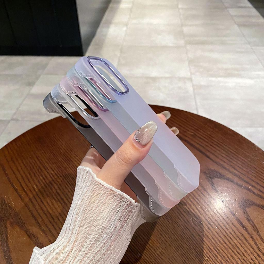 Applicable To Apple 16proMax New Half pack Mobile Phone Case Without Frame IPhone 15 Matte Anti Fall 14 Protective Case