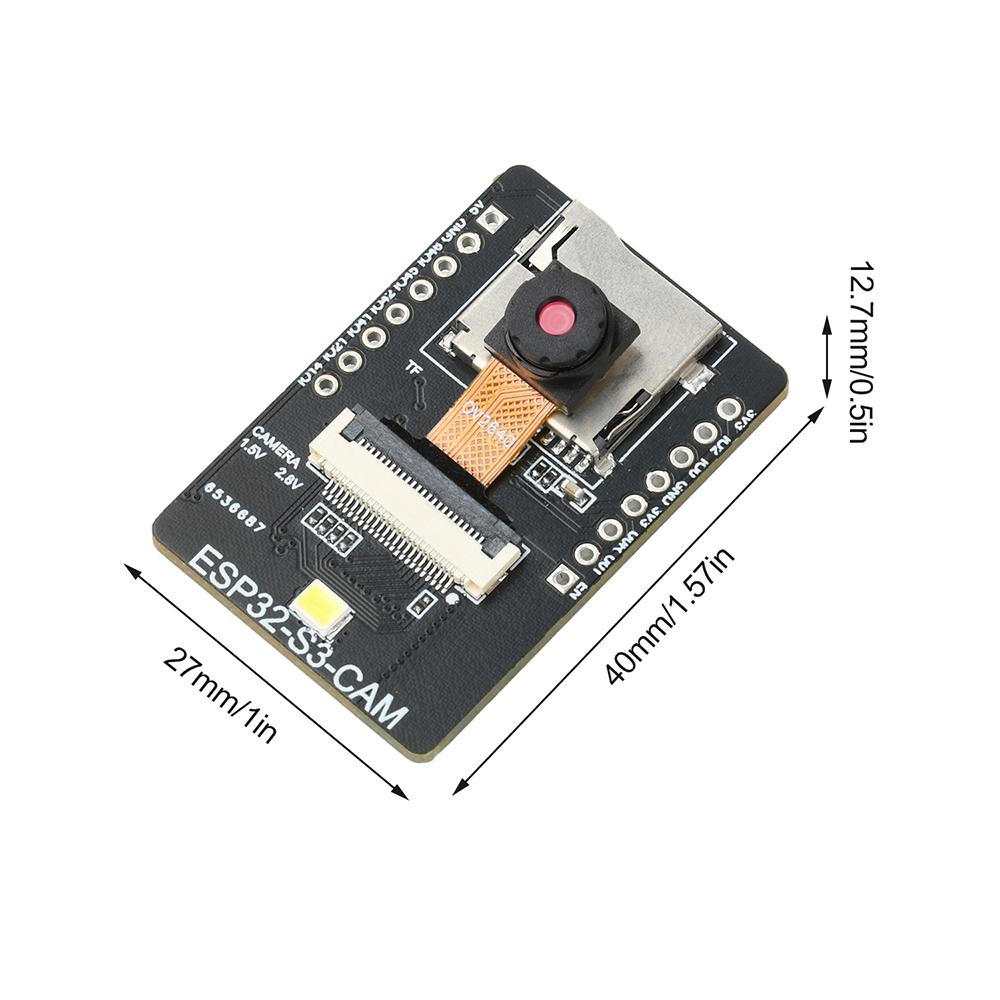 ESP32-S3-CAM WiFi Bluetooth Entwicklungsplatine Typ-C Steckbare Kamera Module OV2640 OV3660 SD-Kartensteckplatz Mini DIY-Kit