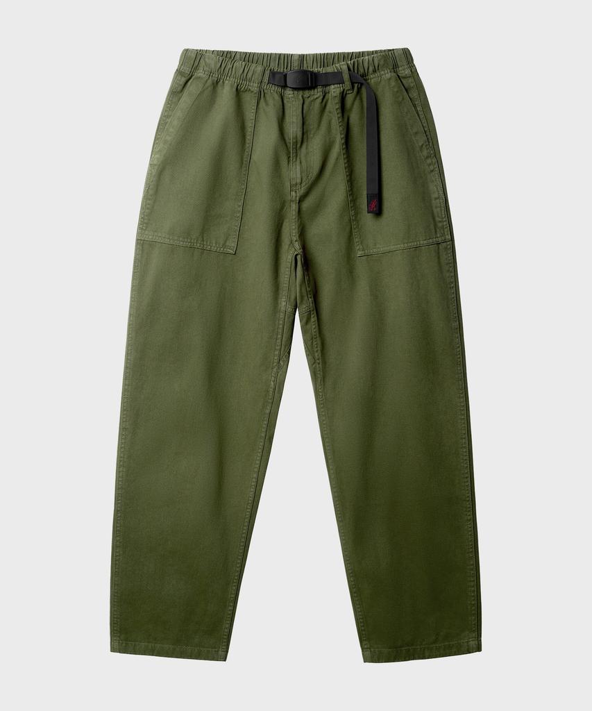 Geulamichi Loose Tapered Ridge Pants Olive