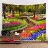 Garden Landscape Tapestry Home Decoration Art Wall Hanging Hippie Bedroom Wall Background Blanket Bed Sheet Sofa Coverage