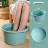 Fumaiide Thickened Plastic Foot Bath Tub 3-Pack