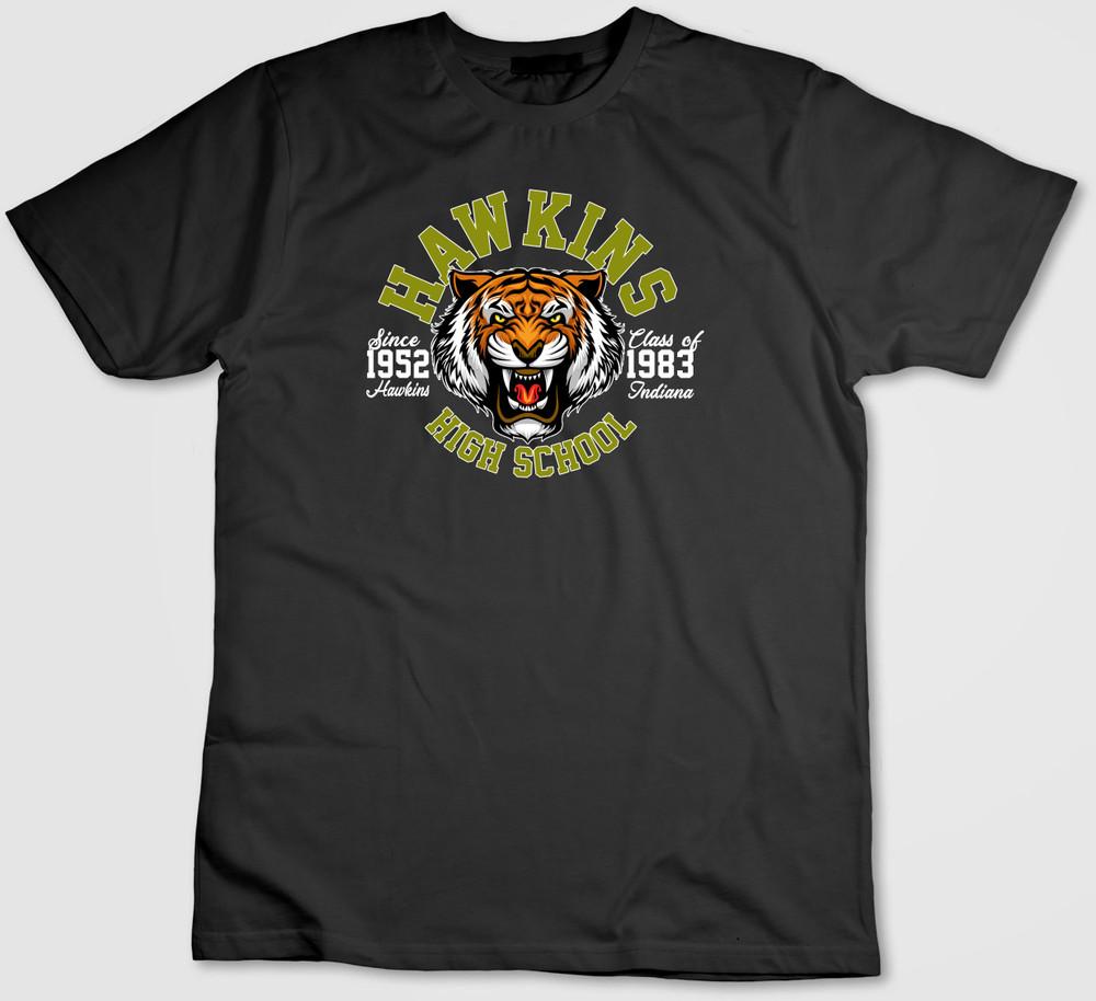 

Hawkins Middle School Figure, Short Sleeve T Shirt Men / Woman H101 M