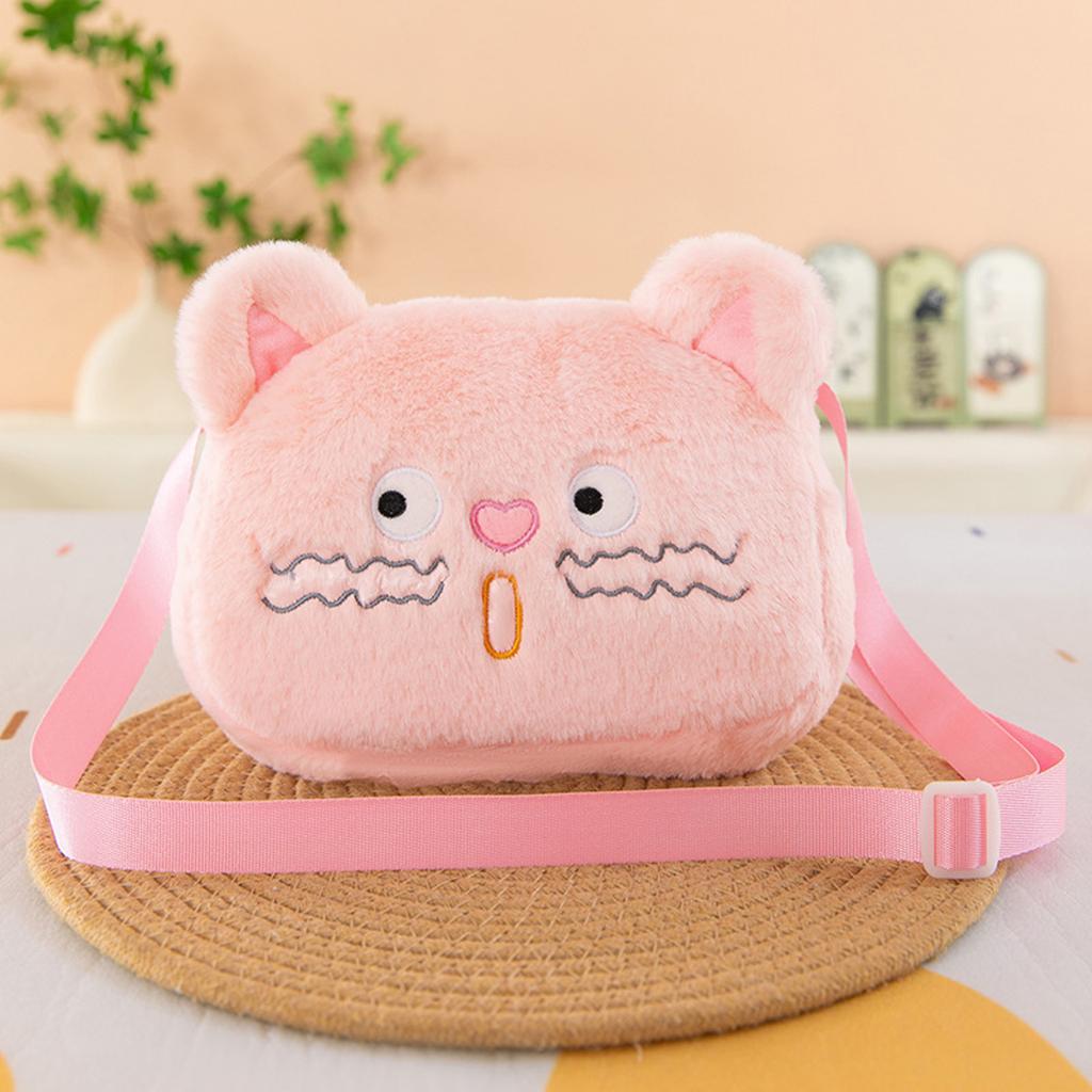 Cute Plush Bag For Girls, Single-shoulder Bag, Children's Cartoon Crossbody Bag