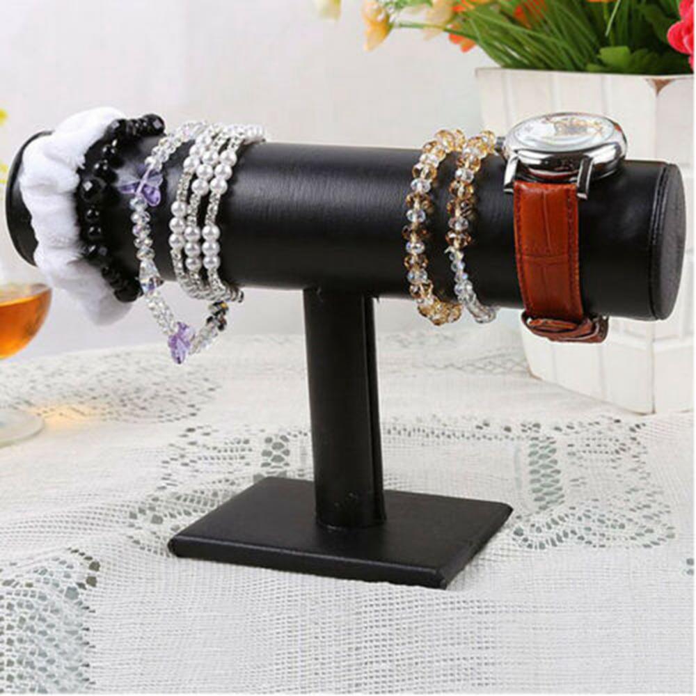 Velvet TBar Display Stand Holder Organizer Bracelet Jewelry Watch