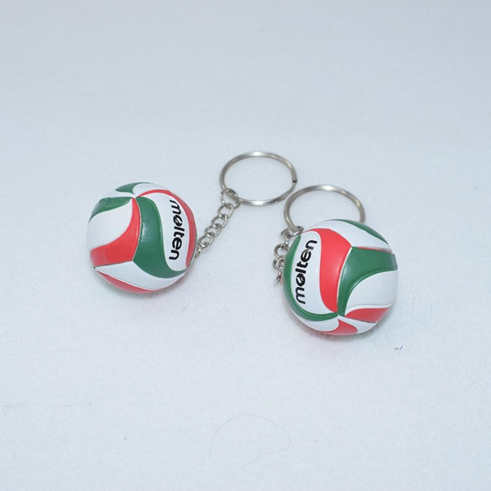 PVC Volleyball Key Chain Mini Ball Car Keyring Kids Gift Car Ornament  School Reward for Kid