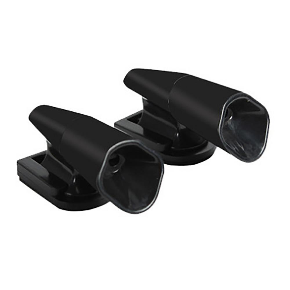 

1pair Ultrasonic Warning Wind Horns Anti-Collision Deer Warning Repeller Outdoor Protection B-Black