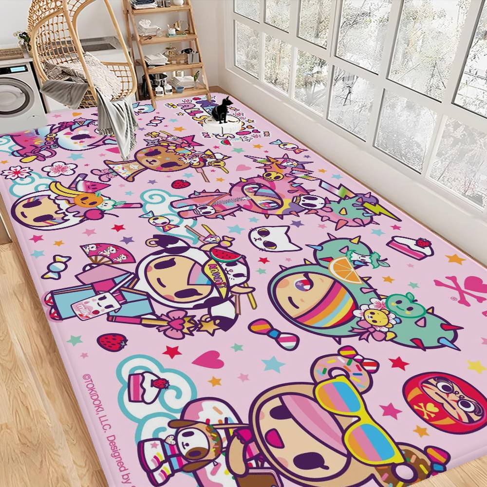 Japan T-TokidokiS Bathroom Mat Retro Multiple Choice Living Room Kitchen Rug Non-Slip Bedside Mats