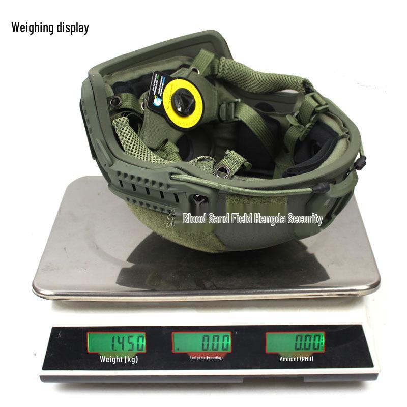 Upgraded FAST Fiberglass Riot Helmet with Wendy Liner: CE Certified, 1.5KG for Special Forces Training