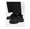 Men's Korean-Style Height-Boosting Genuine Leather Derby Shoes with Thick Sole
