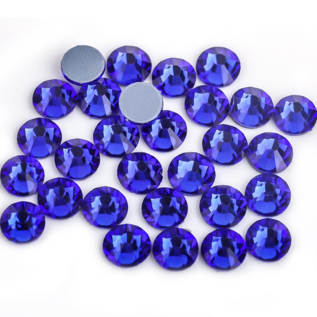 SS6-SS30 40 Farben Crystal AB Better DMC Hot Fix Strasssteine, Glas-Strasssteine zum Aufbügeln, zum Nähen und für Stoffdekorationen