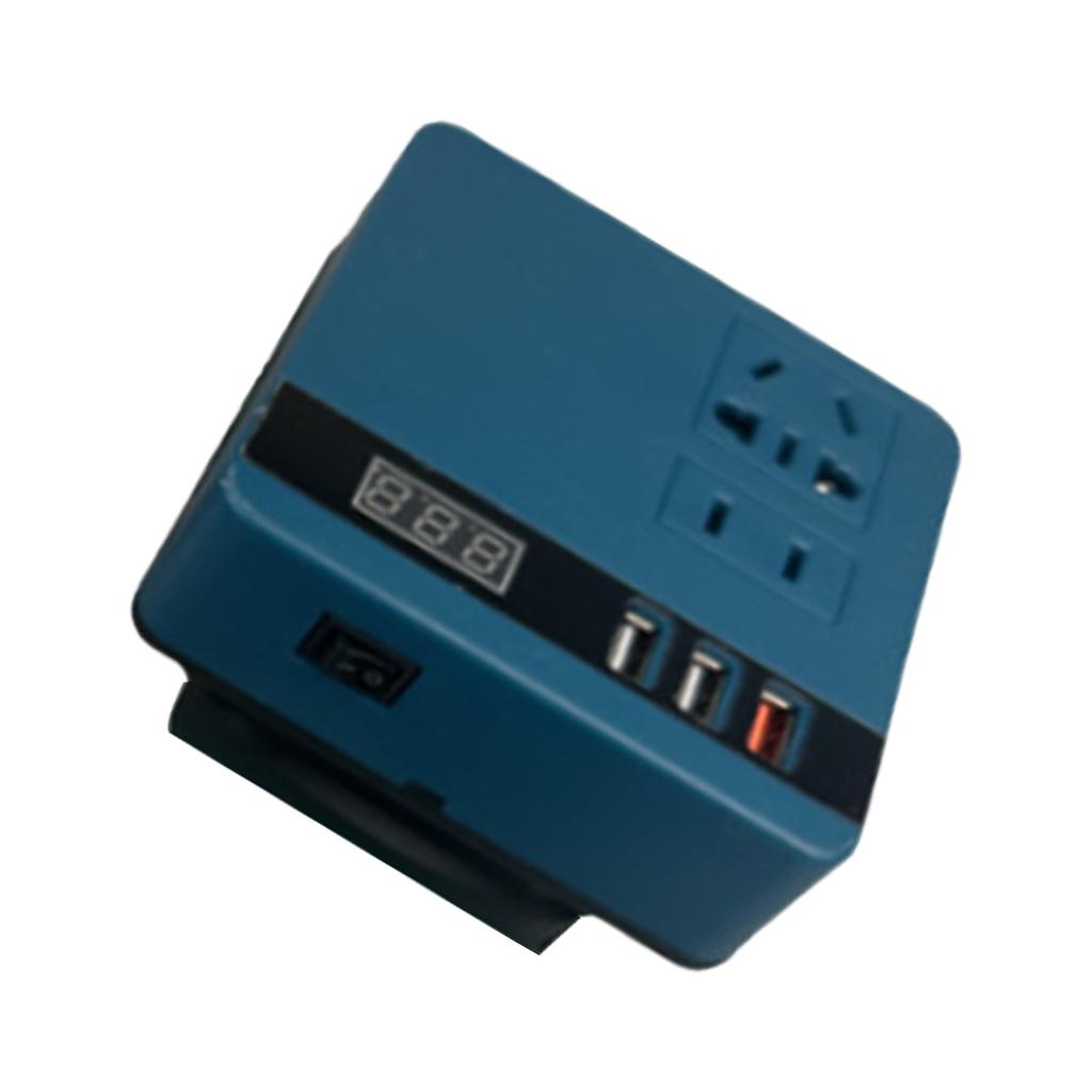 Tragbarer Stromrichter Kompakte Powerstation Generator Vielseitiger Ladeadapter für Batterie Konvertiert für Reise & Zuhause