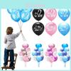 Adorable Baby Gender Reveal Party Decoration Latex Sequin Balloons Set For Special Moments