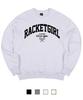 CREAM SODA LAB Racket Girl Light Gray Black Sweatshirt