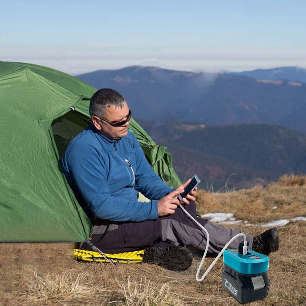 Portable Battery Converter Adapter for Makita/Dewalt/Milwaukee/Bosch For 18-20V Li-Ion Batteries