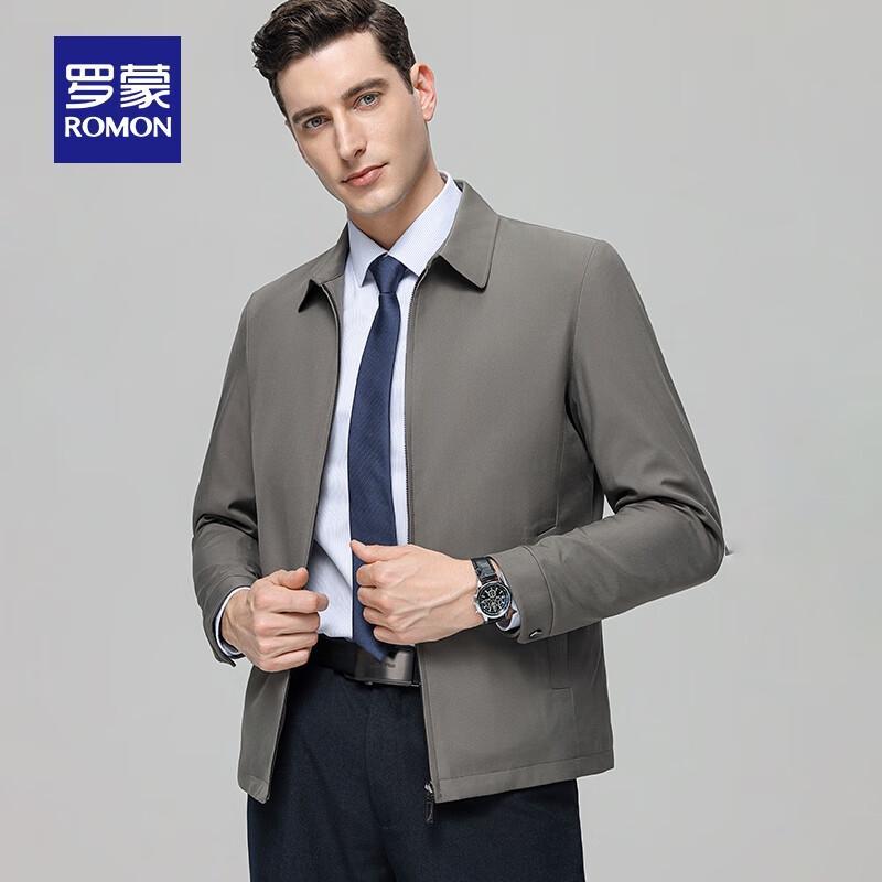 ROMON Men's Business Casual Lapel Jacket
