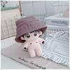 Fashion Design Doll Hat Cotton Candy Color Fisherman Hat Plush Doll Head Decoration  Plush Doll