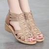 Included Soft Leather Sandals For Women Summer Breathable Casual Mom Shoes With Glitter Details