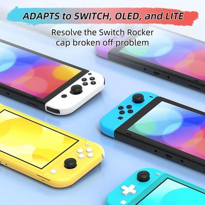 2/6/9PCS Silicone Rubber Protective Skin Joystick Grips Cap For Switch NS Lite Oled Controller Joy-Con Rocker Cover