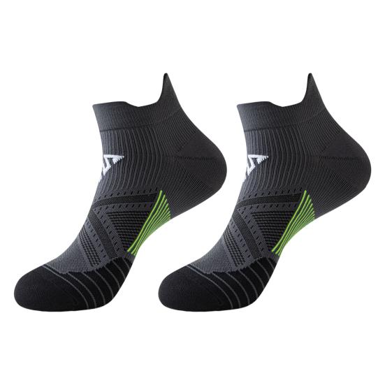 

1 пара летних носков унисекс, быстросохнущие, впитывающие пот, антифрикционные, подходящие по цвету, носки-лодочки с низким вырезом, спортивные баскетбольные носки для бега L чёрный