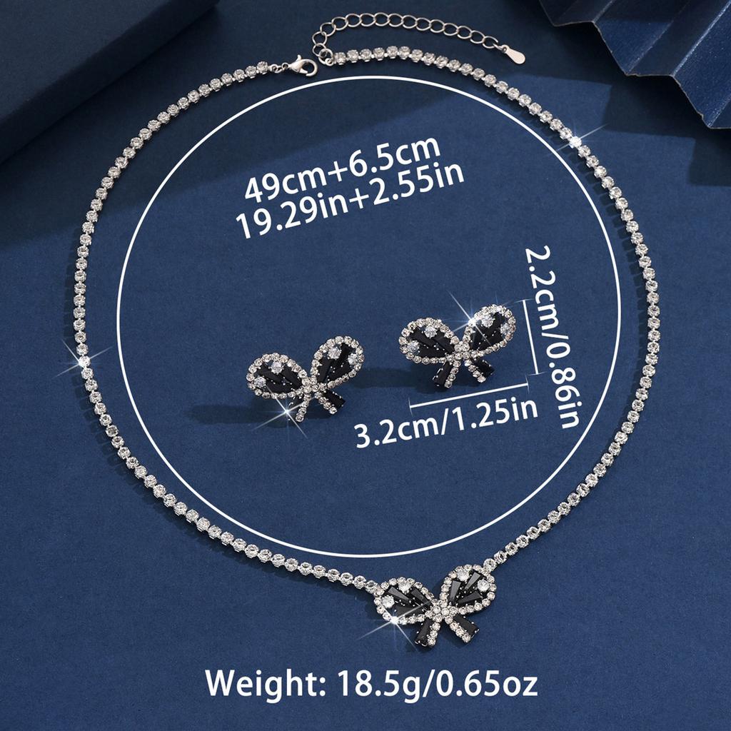 Necklace Fairy Clavicle Chain Female Eleganteasiest for Match Pendant Niche Design Bows Neck Chain Suit