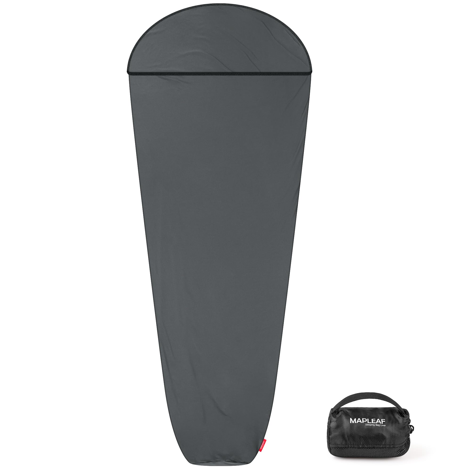 

Mapleaf Sleeping Bag Highly Strongly Comfortable to the Fully Perfect for Outdoor Mountain Emergency Sleeping Indoor and Car Includes Storage Bag серый