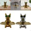 Desk Polyresin Dog Sculpture Entrance Key Storage Holder for Bedside Tables Snack Cute