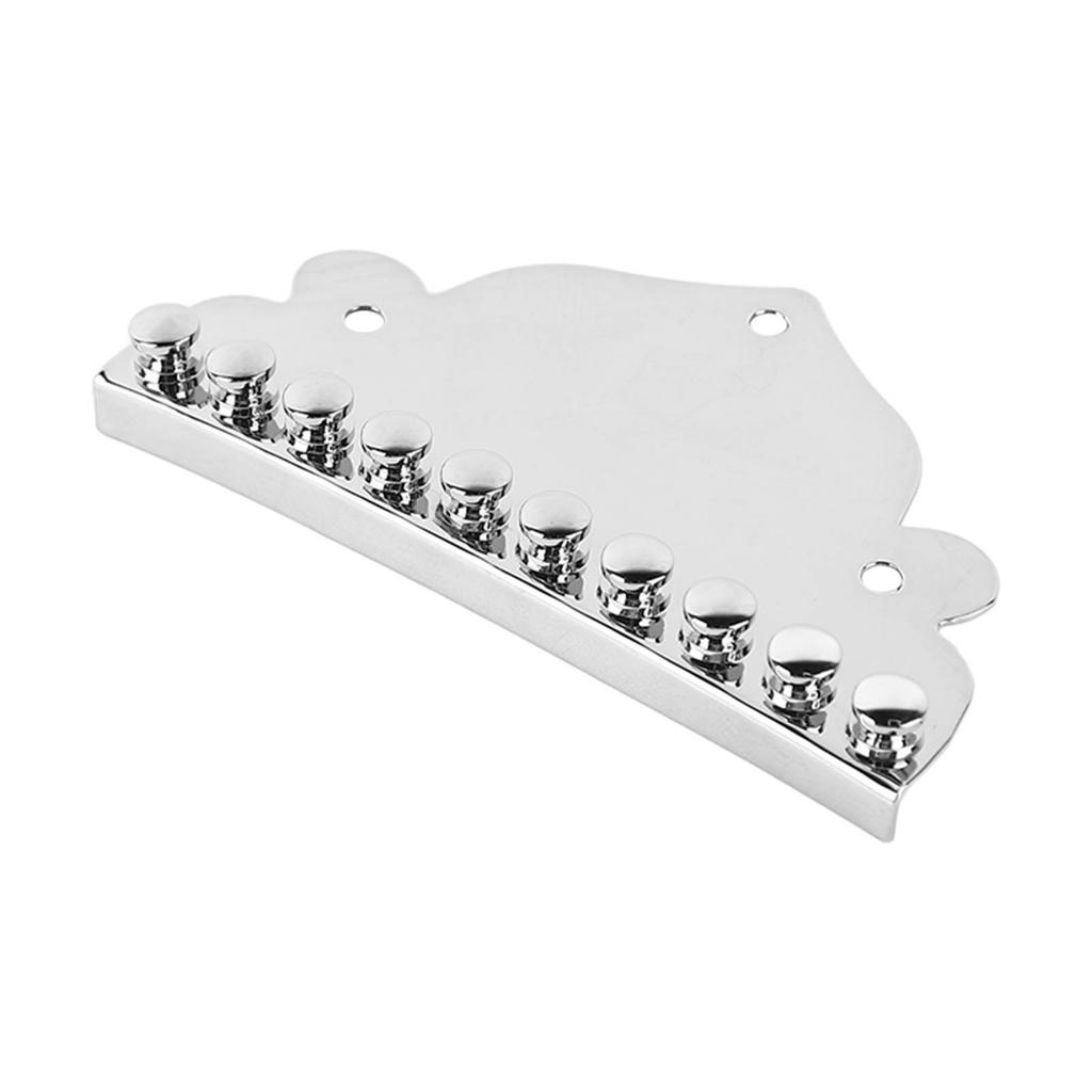 Mandolin Tailpiece 10 String Metal Guitar Mandolin Tailpiece Replacement for Musical Instrument