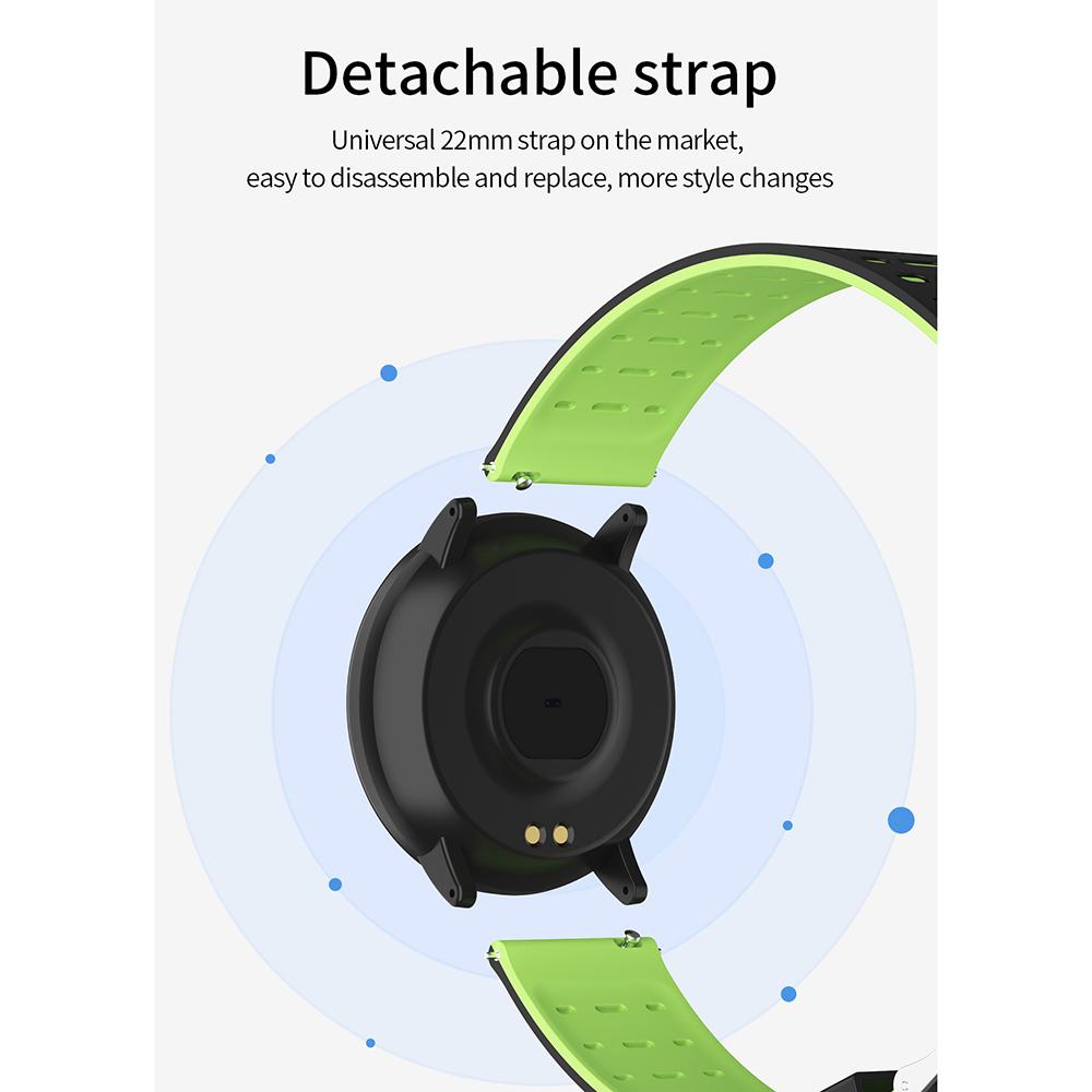 LP719 Reloj inteligente Pantalla a color BT Deportes IP68 Reloj impermeable  Pasos Contar la presión arterial Monitoreo de la frecuencia cardíaca Reloj  fitness comprar a buen precio — entrega gratuita, reseñas reales