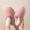 Shoes Home Warm Fleece Home Slippers 2025 Cotton Shoes Non-slip Thick-soled Plush Winter Cotton Mop