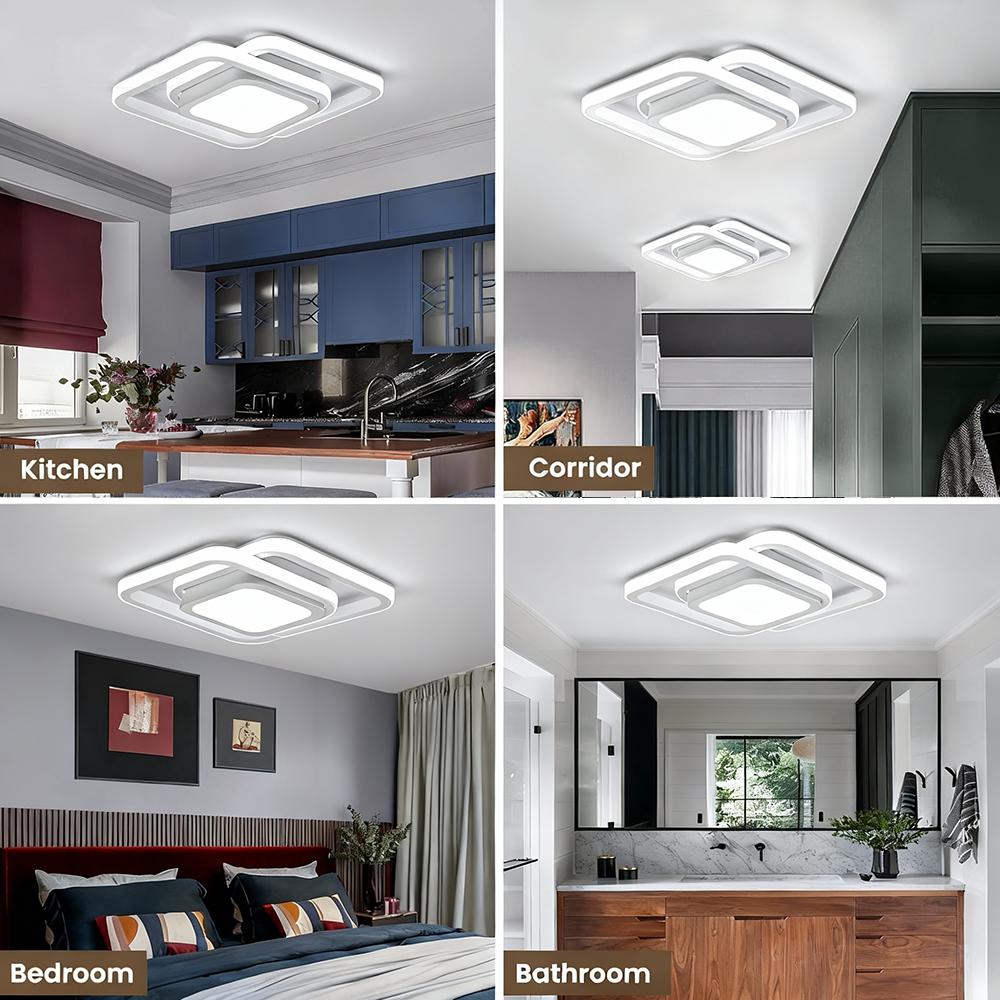 Luminária de Teto LED para Casa Estilo Moderno Luminária de Teto Luz de Quarto Instalação na Superfície Luminária de Sala de Jantar AC 85V-265V