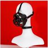 VaHppy Gag+Mask Set Dog Mouth Masks Adjustable size PU Black/Red SM BDSM Sex Toys Couple Games Alternative Stimulation Bondage