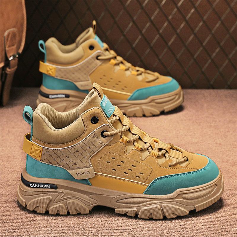 

Martin boots men s autumn 2024 new mountaineering tooling medium-top short boots autumn and winter casual high-top wear-resistant labor insur 44