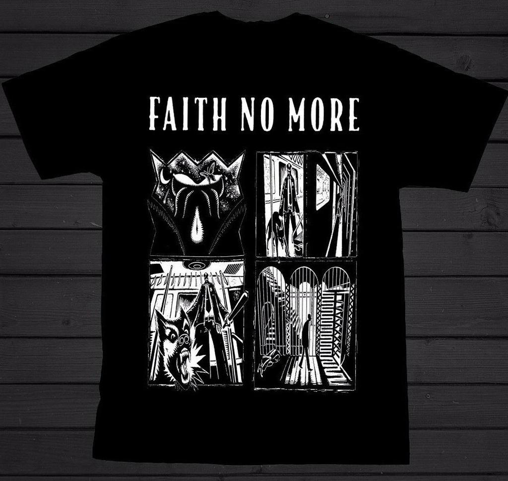 Faith No More Tour T-shirt Black Short Sleeve All Sizes S-5XL 1T103