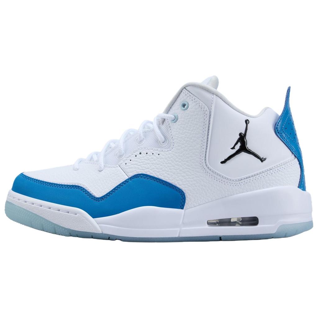 Jordan Courtside 23 Versatile Comfortable Mid-Top Basketball Shoes Men Sneakers White Blue IO7614-101