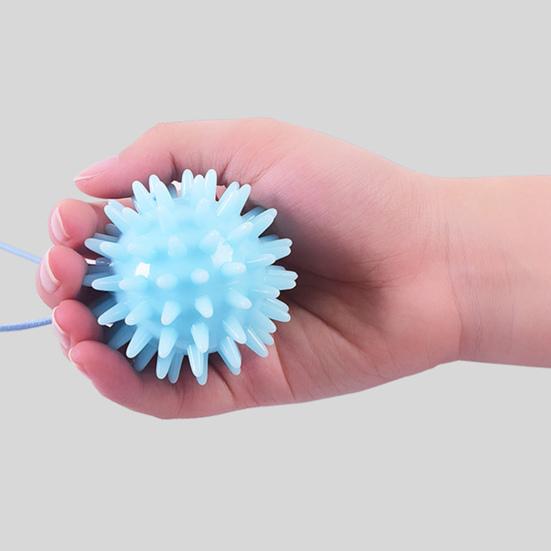 Spike Massager Grisp Effortless Finger Training Multi-functional Spiky Massage Grip Ball with Rope