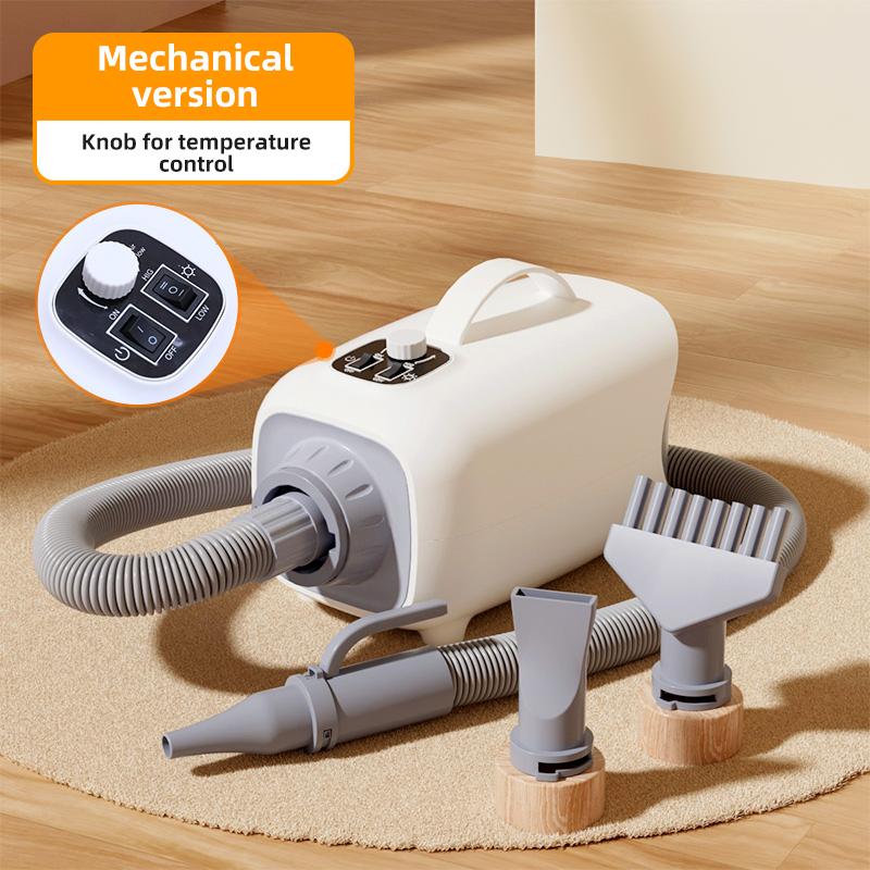 

HOOPET Dog Dryer Pet Cat Dog Grooming Вентилятор с отрицательными ионами Ветряной обогреватель Регулируемый фен Force Hair Dryer 2000 Вт Расходные материалы